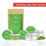 Buy Alps Goodness Soothing Aloe Vera Combo- Face Gel, Scrub, Sunscreen, Powder - Purplle