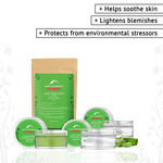 Buy Alps Goodness Soothing Aloe Vera Combo- Face Gel, Scrub, Sunscreen, Powder - Purplle