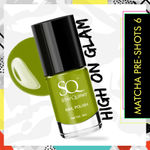 Buy Stay Quirky High on Glam Nail Polish Matcha Pre-shots 2261 | High Shine | Quick Drying | Consistent Shade | One-swipe Application - 6 ml - Purplle