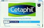 Buy Cetaphil Cleansing & Moisturising Syndet Bar (75 g) - Purplle