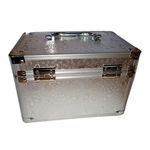Buy Gorgio Professional Large Trousseau Box Silver GMT004 - Purplle