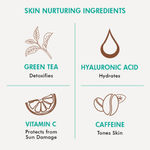 Buy mCaffeine Green Tea Day Hydration Routine | Vitamin C | Dirt Removal, Hydration | Face Wash, Face Serum | All Skin | Paraben & SLS Free 140 ml - Purplle