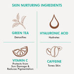 Buy mCaffeine Green Tea Face Hydration Kit for Dull Skin | Vitamin C | Face Serum, Night Gel | All Skin | Paraben & Mineral Oil Free 90 ml - Purplle
