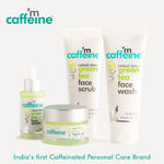 Buy mCaffeine Green Tea Face Hydration Kit for Dull Skin | Vitamin C | Face Serum, Night Gel | All Skin | Paraben & Mineral Oil Free 90 ml - Purplle