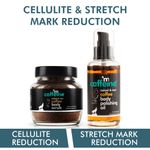 Buy mCaffeine Coffee Cellulite & Stretch Mark Reduction Duo | Body Scrub, Body Oil | All Skin | Paraben & Mineral Oil Free 200 gm - Purplle