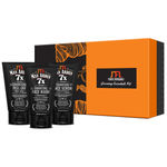 Buy Man Arden Charcoal Anti Pollution Kit | Deep Cleanse, Blackheads Removal, Tan Removal | Peel Off Mask, Face Wash, Face Scrub (100 ml Each) - Purplle