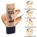 Buy Bonjour Paris Photo Match BB Cream (Beige) + Creme Lipstick (Coral Red) - Combo Offer _ BCB01-04-LSB02-61 - Purplle