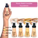 Buy Bonjour Paris Photo Match Invisible Matte Liquid Foundation(Ivory) + Premium Creme Matte Lipstick (Pink) - Combo Offer _ FPB04-01-LSB14-02 - Purplle