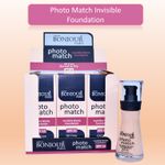 Buy Bonjour Paris Photo Match Invisible Matte Liquid Foundation(Ivory) + Premium Creme Matte Lipstick (Pink) - Combo Offer _ FPB04-01-LSB14-02 - Purplle