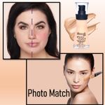 Buy Bonjour Paris Photo Match Invisible Matte Liquid Foundation(Natural Tan)+ Premium Creme Matte Lipstick (Pink) - Combo Offer _ FPB04-04-LSB14-02 - Purplle