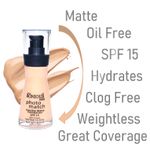 Buy Bonjour Paris Photo Match Invisible Matte Liquid Foundation(Natural Tan)+ Premium Creme Matte Lipstick (Pink) - Combo Offer _ FPB04-04-LSB14-02 - Purplle