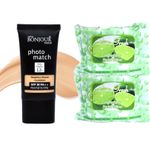 Buy Bonjour Paris Photo Match Mousse Foundation (Natural Fair) + Wet Facial Wipes (Lime Fresh Flavor)- Pack of 2 FTB02-01-WPB02-LM-2PC - Purplle