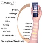 Buy Bonjour Paris Photo Match Mousse Foundation (Natural Fair) + Wet Facial Wipes (Lime Fresh Flavor)- Pack of 2 FTB02-01-WPB02-LM-2PC - Purplle