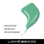Buy Lakme Absolute Gel Stylist Nail Color, Verdure (12 ml) - Purplle