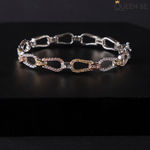 Buy Queen Be Link Up 3-Toned Bracelet - Purplle