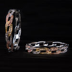 Buy Queen Be Dynamic Might 3-Toned Hoop Earrings - Purplle