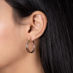 Buy Queen Be Shine On Hoop Earrings - Purplle