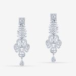 Buy Queen Be Silver Glory Chandelier Earrings - Purplle
