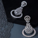 Buy Queen Be Tiered Circles Earrings - Purplle