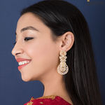 Buy Queen Be Circle Medley Gold Earrings - Purplle