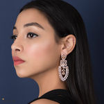 Buy Queen Be Rosy Queen Earrings - Purplle