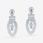 Buy Queen Be Silvery Sparkle Earrings - Purplle