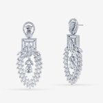 Buy Queen Be Silvery Sparkle Earrings - Purplle