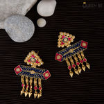 Buy Queen Be Geometric Flair Earrings - Purplle