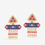 Buy Queen Be Geometric Flair Earrings - Purplle