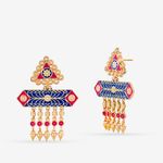 Buy Queen Be Geometric Flair Earrings - Purplle