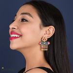 Buy Queen Be Geometric Flair Earrings - Purplle