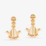 Buy Queen Be Gold Glint Layered Earrings - Purplle