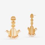 Buy Queen Be Gold Glint Layered Earrings - Purplle