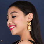 Buy Queen Be Golden Bell Earrings - Purplle