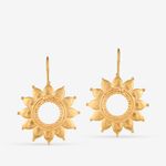 Buy Queen Be Sunflower Glow Earrings - Purplle