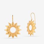 Buy Queen Be Sunflower Glow Earrings - Purplle