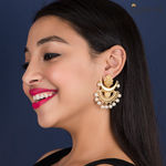 Buy Queen Be Mini Chandbali Earrings - Purplle