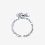 Buy Queen Be Dainty Flower Rose Silver Bracelet & Ring Set - Purplle