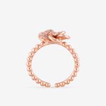 Buy Queen Be Dainty Flower Rose Gold Bracelet & Ring Set - Purplle