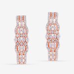 Buy Queen Be Blooming Rectangle Rose Gold Earrings - Purplle