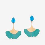 Buy Queen Be Yellow Green Enameled Earrings - Purplle