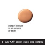 Buy Lakme Absolute Argan Oil Serum Foundation with SPF 45, Silk Golden, 15 ml - Purplle