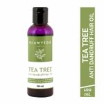 Buy Glamveda Tea Tree Anti-hair fall & Anti-dandruff Hair Oil (100 ml) - Purplle