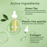 Buy Makeup Revolution Skincare Green Tea & Collagen Serum (30 ml) - Purplle