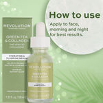 Buy Makeup Revolution Skincare Green Tea & Collagen Serum (30 ml) - Purplle