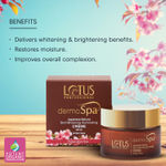 Buy Lotus Herbals DermoSpa Japanese Sakura Skin Whitening & Illuminating Day Cream | SPF 20 | Preservative Free | 50 gm - Purplle