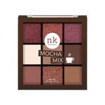 Buy Nicka K Nine Color Eyeshadow Palette - Mocha Mix (11.7 g) - Purplle