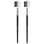 Buy Gary Statz Ergonomic Professional 2 in 1 EyeBrow Brush - Combo Pack of 2 - Purplle