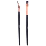 Buy Gary Statz Ergonomic Professional Angled Eye Liner Brush & Angled Eye Makeup Brush (Combo Pack of 2) - Purplle
