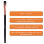 Buy Gary Statz Ergonomic Professional Eye Shadow Applicator & Angled Eye Makeup Brush (Combo Pack of 2) - Purplle